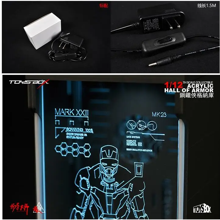 Новинка 1:12 Мстители сплав супер Heros Броня Железного человека гаража фигурка Коллекционная MK2 MK5 MK6 сцены модель игрушки куклы детские подарки