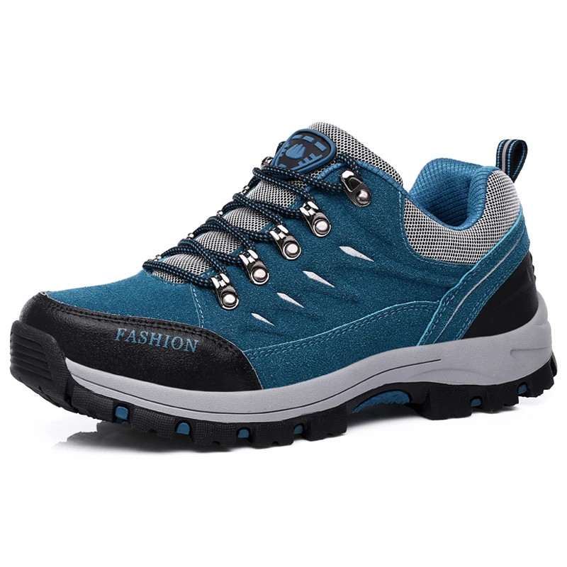 

Кроссовки мужские для активного отдыха, водонепроницаемая обувь для походов, замша, кожа, Нескользящие, для скалолазания, кемпинга