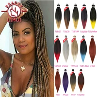 lihui ombre braiding hair extensions synthetic hair for braid easy hot water set pre stretched jumbo braid hair