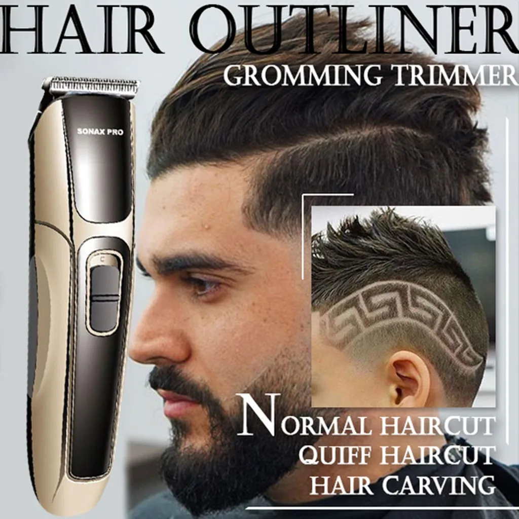 Металлическая профессиональная машинка для стрижки волос мужчин стильный