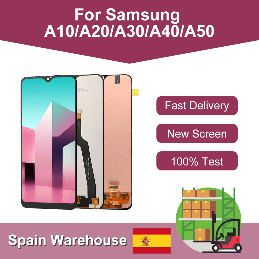 OEM AMOLED для Samsung Galaxy A10 A20 A30 A40 A50 ЖК дисплей с сенсорным экраном дигитайзер в сборе