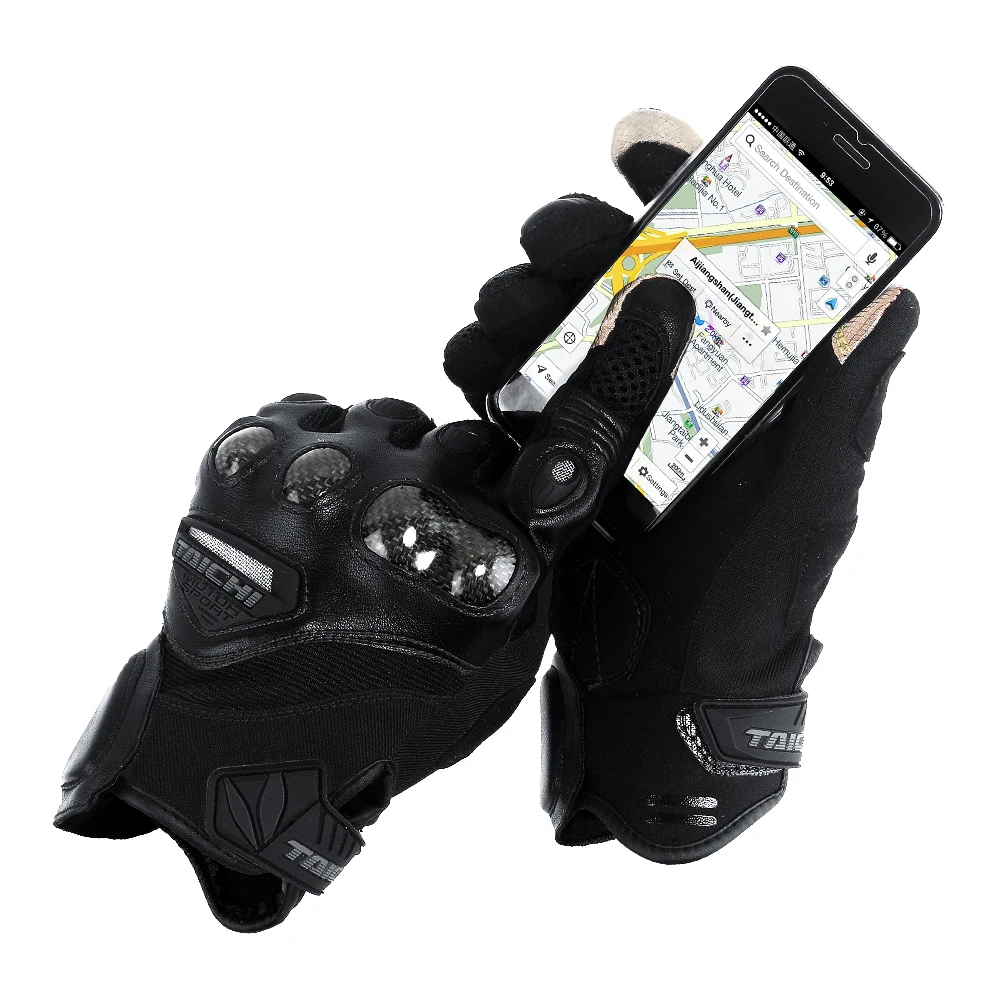 Дышащие мотоциклетные перчатки с сенсорным экраном Luva Motoqueiro Guantes Защитное снаряжение инструмент короткие нескользящие перчатки для мотокросса