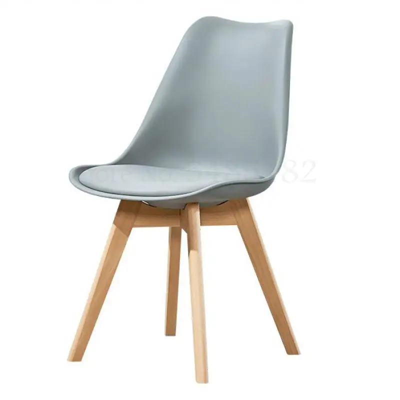 Северный стул простой современный задний стол для переговоров ins красный