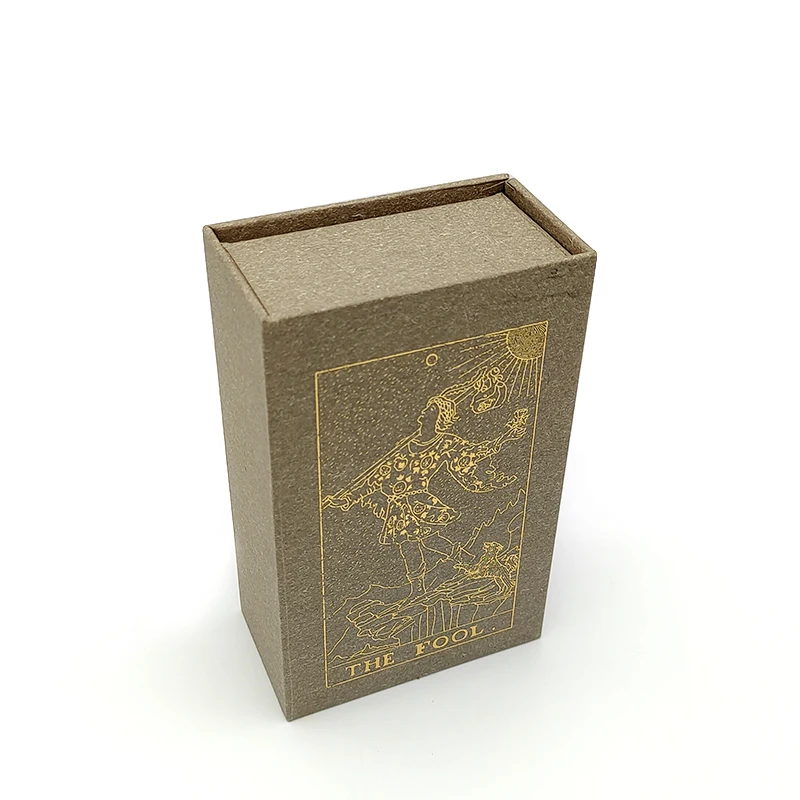 Золотой водонепроницаемый Таро из фольги The Neo Rider в тайном стиле | Спорт и