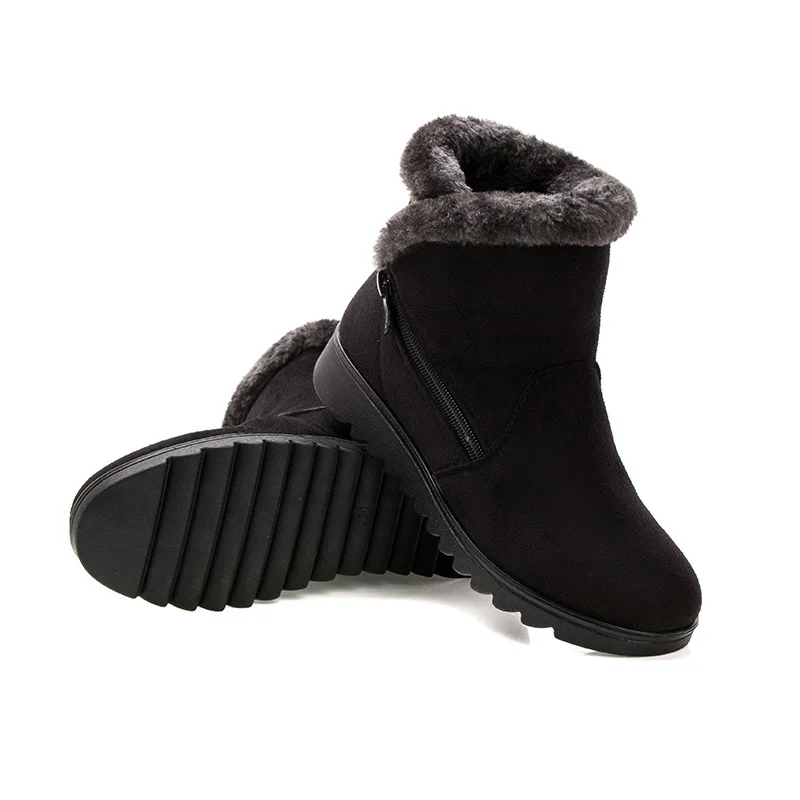 

Classic Snow Boots Women Winter Shoes Zip Warm Shoes for Cold Winter Women Ankle Boots Female Shoes Winter Boots Non-slip