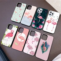 animal flamingo cute phone case for iphone 11 8 7 6 6s plus x xs max 5 5s se 2020 xr 11 pro diy capa