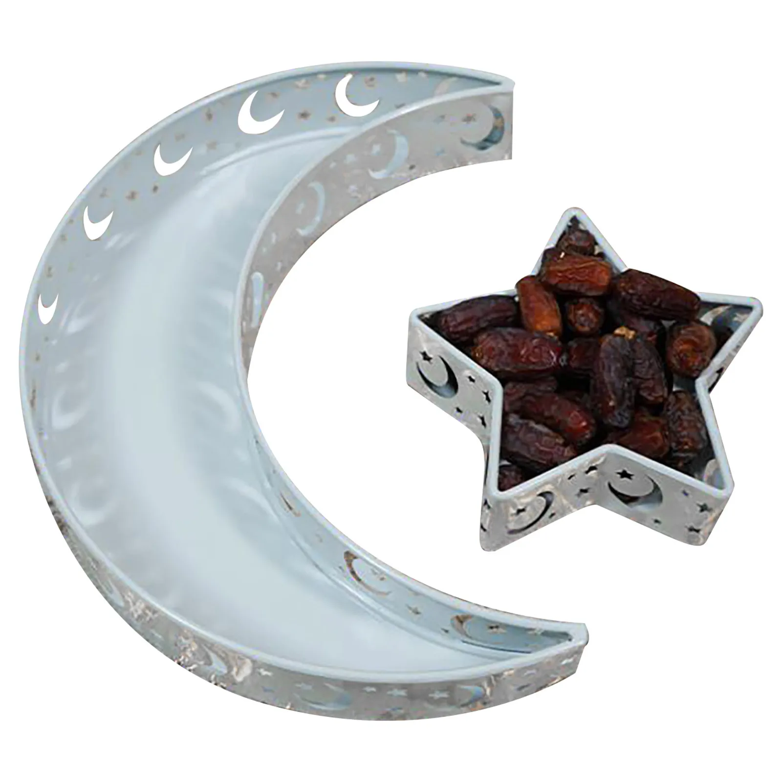 

Muslim Ramadan Eid Mubarak Dinner Plate Tray Wrought Iron Home Decor Eid Mubarak Dinner Plate Tray Wrought Iron Home Decor