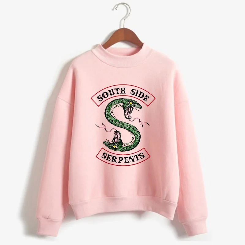 &quotSOUTH SIDE SERPENTS&quot пуловер для женщин Harajuku 2019 ривердейл Женский свитшот со змеиным