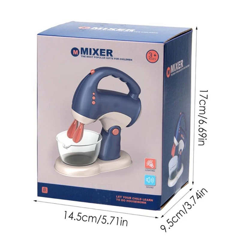 

1Set Electric Mixer Kitchen Toy Simulation Dollhouse Accessories Pretend Playset Realistic Cooking Toy Kitchen Appliance