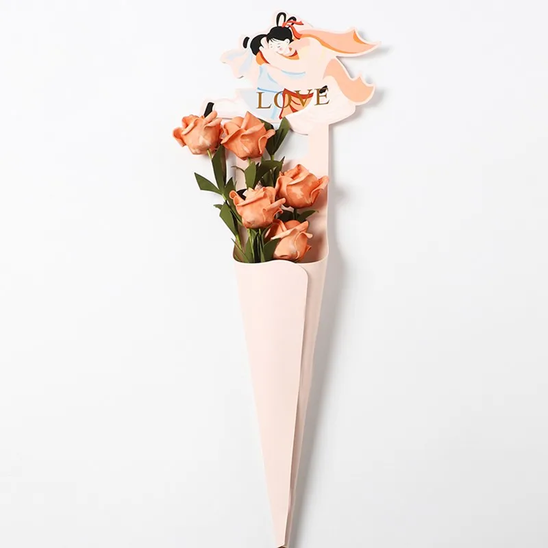 Свадьба и помолвка Deco корейский оберточная крафт бумага подарок самодельный Лед