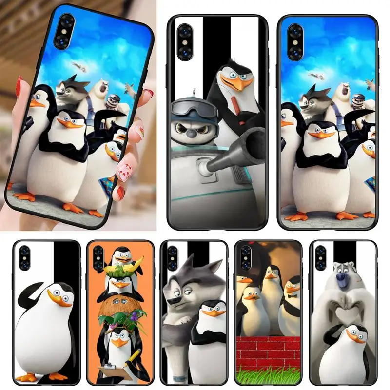 

The Penguins of Madagascar Phone Case For Iphone 5 5s se 6 6s 7 8 11 12 X Xs Xr Pro Plus Max Mini