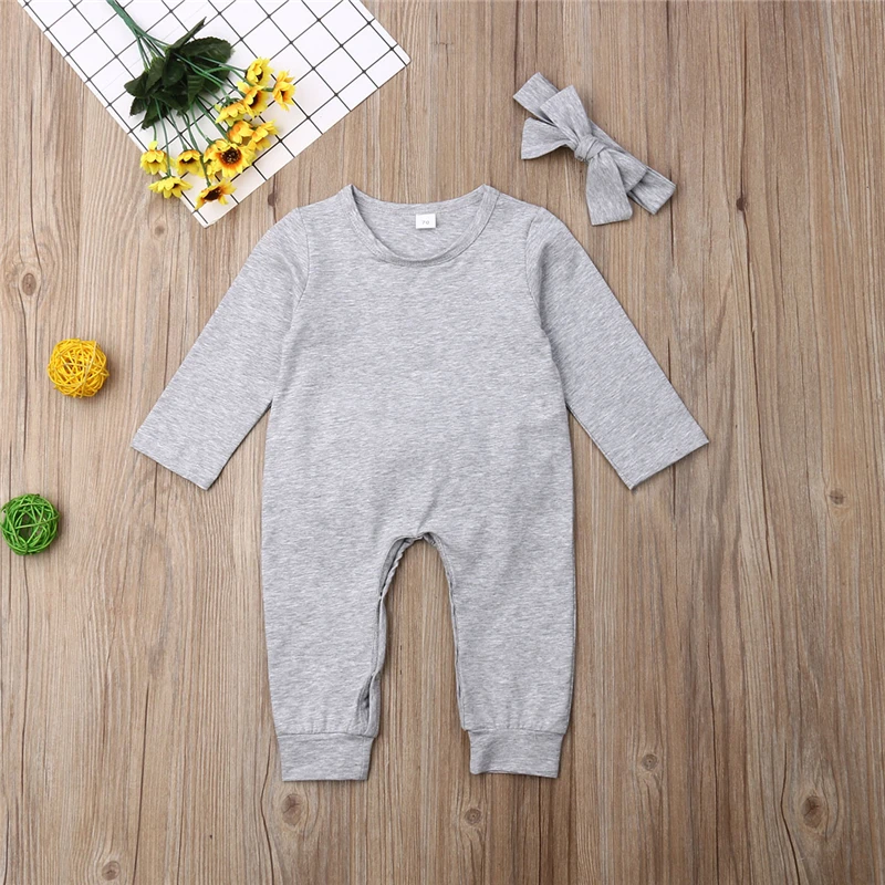 0-18M Newborn Kid Baby Girl Clothes Long Sleeve Back Bowknot Bow Tie Romper Elegant Cute lovely Jumpsuit Autumn Cotton Outfit