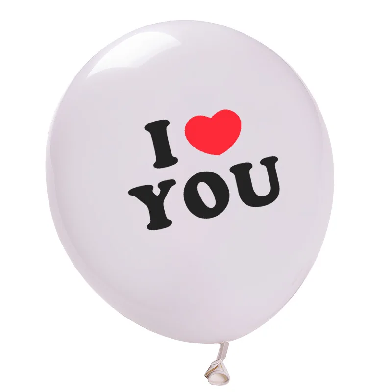

Wedding balloons wholesale thickened 12-inch printed love pattern balloons party decoration supplies happy birthday Accessories