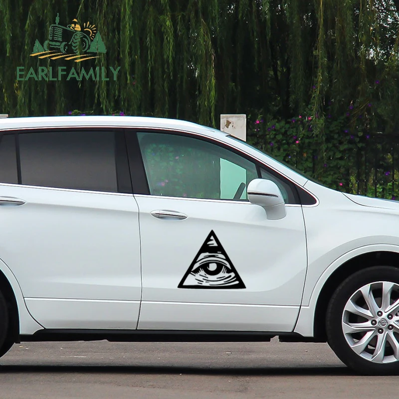 EARLFAMILY 58 см x 50 4 Виниловая наклейка с изображением всех видов глаз автомобильная