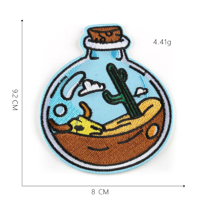 1 шт. Новый мультяшный Патч наклейка на одежду с помощью утюга вышитый тканевый