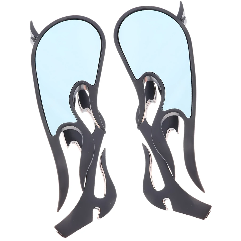 

2pcs Universal 7/8 inch Motorcycle Handlebar Rear View Mirror Bike Mirrors, 12.5cm x 7.6cm