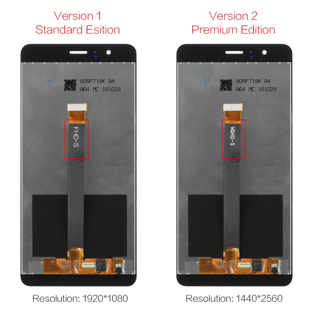 Стандартный/Premium Edition для Huawei Честь V8 ЖК-дисплей с сенсорным экраном дигитайзер