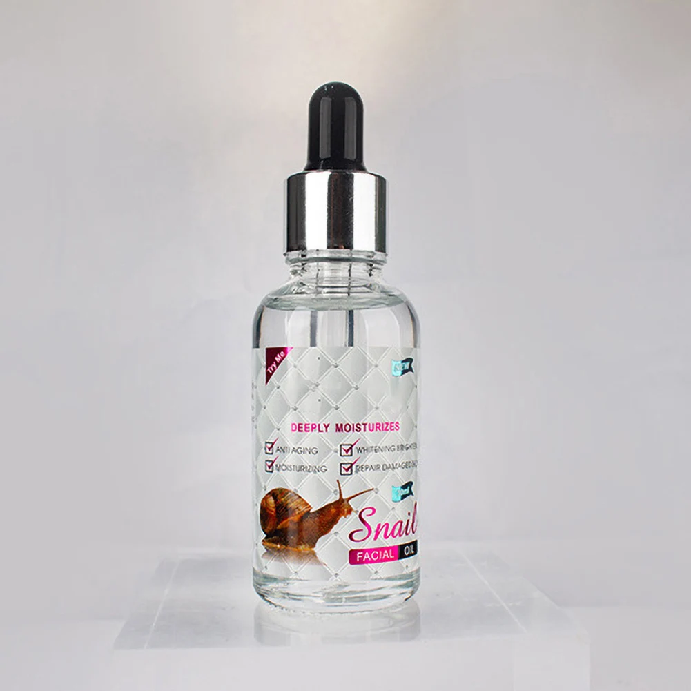 

Facial Serum Collagen Snail Essence Anti Aging Moisturizing Oil-Control Softening Pores Face Serum Depth Whitening Skin Care