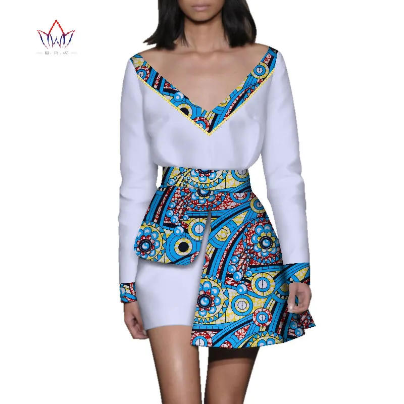 

Dashiki African Dresses for Women 2019 long Length African Traditional Dresses bazin Riche plus size Womens Clothes7xl WY3943