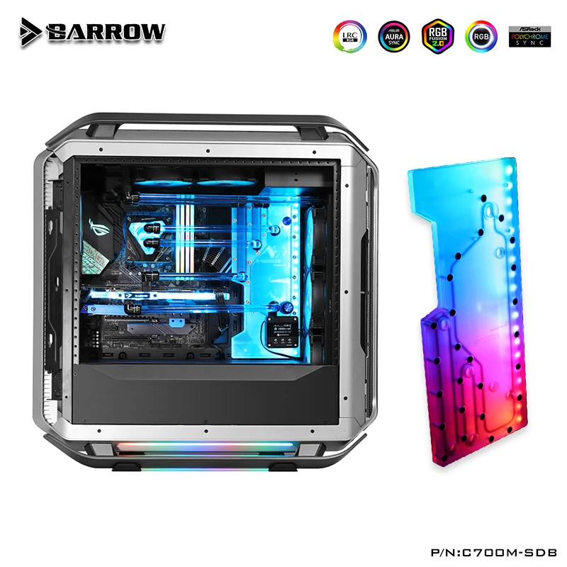 Barrow Distro Plate для Cooler Master C700M компьютерный чехол плата охлаждения водного пути MB 5V ARGB