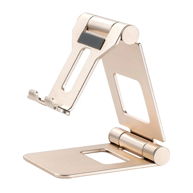 

Tablet PC Stand Double Folding Stand Adjustable Desktop Stand Aluminum Alloy Tablet Suitable for iPad Mini / iPad Air