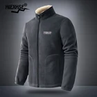 Осень 2021, мужская повседневная куртка с воротником-стойкой, плюшевое Стеганое пальто, уличная куртка для альпинизма и трекинга, Мужская Зимняя Толстая теплая куртка