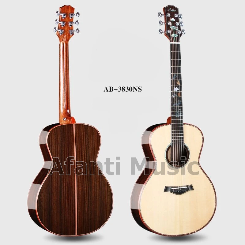 

Afanti Music 38 inch Solid Spruce top / Rosewood Back & Sides Acoustic guitar (AB-3830NS)