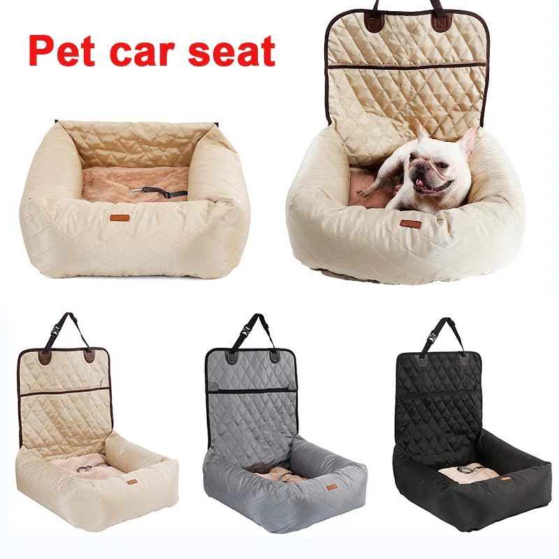 

2 in 1 Pet Dog Carrier Folding Car Seat Pad Safe Carry House Puppy Bag Car Travel Accessories Waterproof Dog Seat Bag Basket