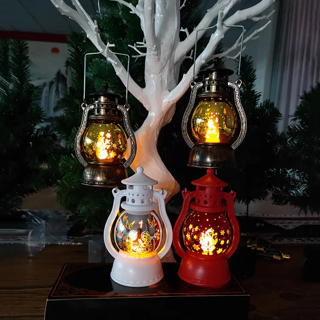 

Рождественский фонарь светильник светодиодный Рождественские украшения для дома 2021, Рождественские елочные украшения, рождественские подарки, новый год 2022
