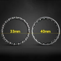 2pcs mtb road bike 1 18 in front fork headset caged ball bearing race bicycle bearing 20 balls for 32mm inner dia head parts