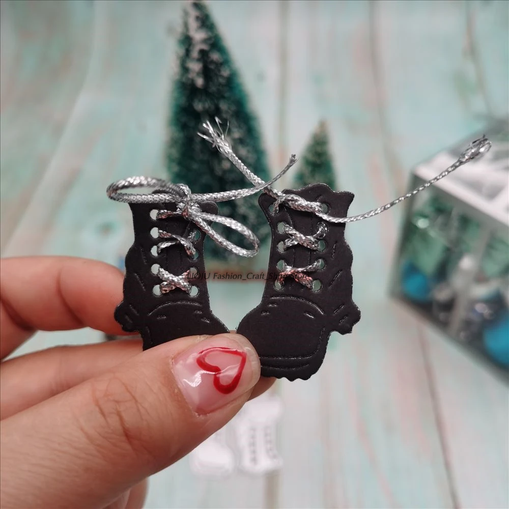 

Новинка, трафарет для вырезания обуви для скрапбукинга «сделай сам», фотоальбом для тиснения, искусственные декоративные поделки