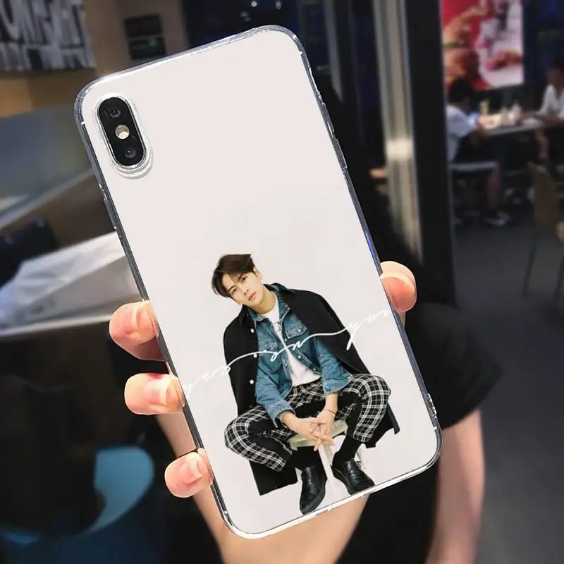 

GOT7 Jackson Wang star singer Phone Case Transparent soft For iphone 5 5s 5c se 6 6s 7 8 11 12 plus mini x xs xr pro max