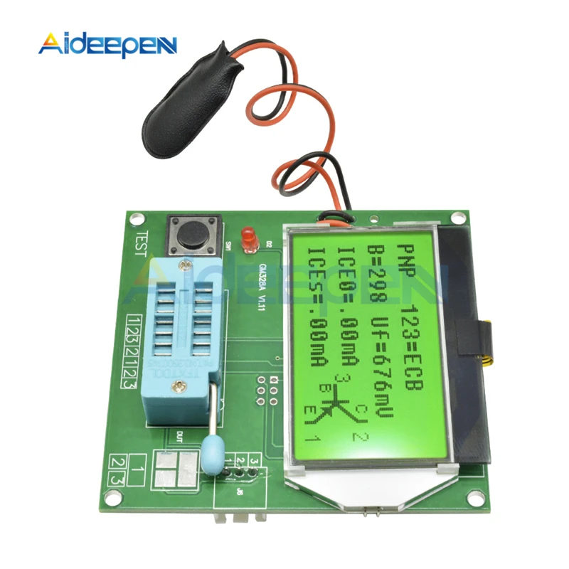 GM328A Транзистор тестер емкости ESR метр LCR \ RLC \ PWM \ ESR метр MOS/PNP/NPN V2PO 1 МГц-2 МГц