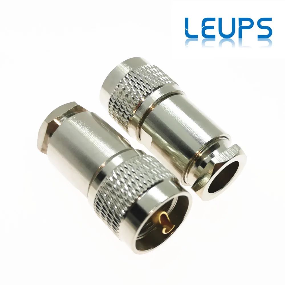 10 шт. UHF папа PL259 зажим RG8 RG165 RG213 LMR400 кабель RF разъем|connector pl259|connector maleconnector uhf |