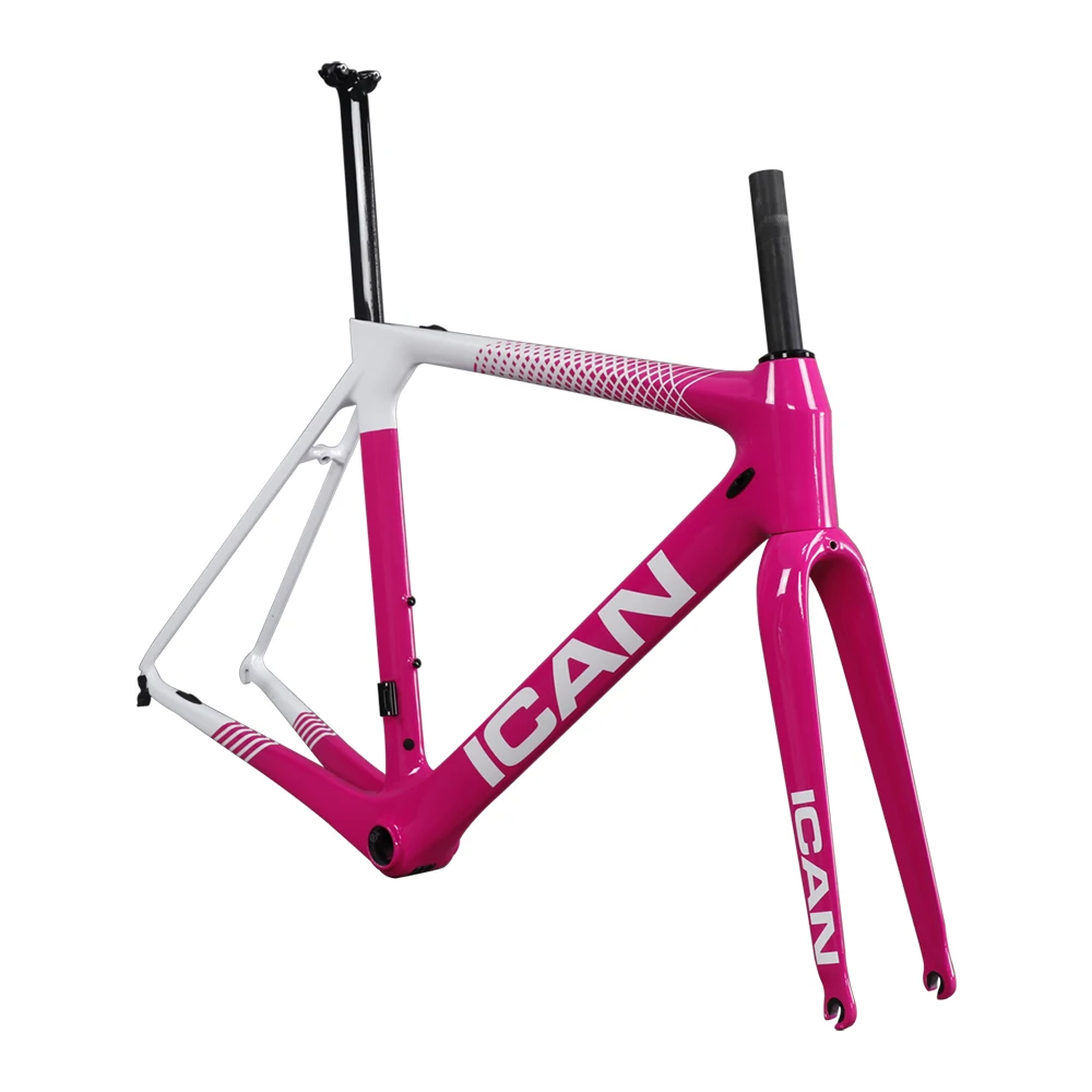 Карбоновая рама Ican bb86 & di2 совместимая карбоновая для велосипеда индивидуальная