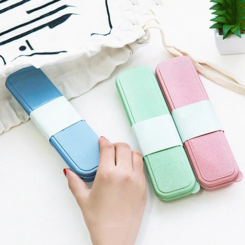 3 шт./компл. портативная Посуда Столовые приборы столовая вилка палочки 2020 | Дом и