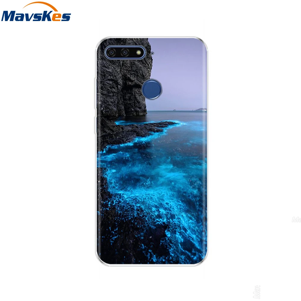 for huawei y6 2018 case 5 7 inch atu l21 soft silicone tpu phone back cover 360 protective case for huawei y6 prime 2018 y 6 free global shipping