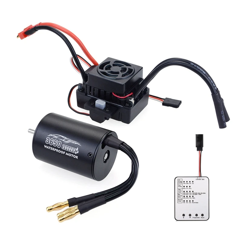 Водонепроницаемый 3650 3900KV бесщеточный двигатель с 60A ESC программной картой | Запасные части -4001345961903