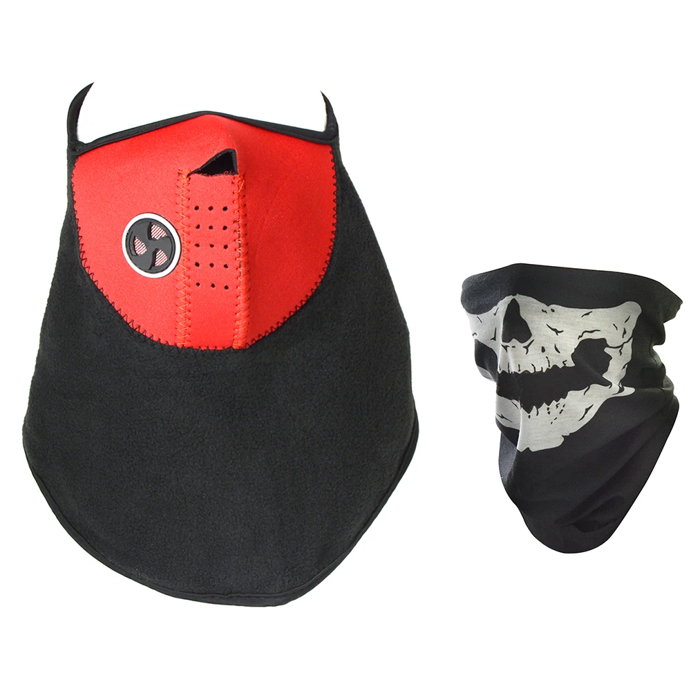 Мотоциклетная маска для лица Хэллоуина велосипеда катания на лыжах с