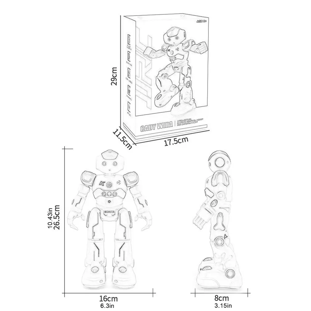 

R2 Remote Control Robot Singing And Dancing Interactive Children'S Intelligent Educational Electrici Toys