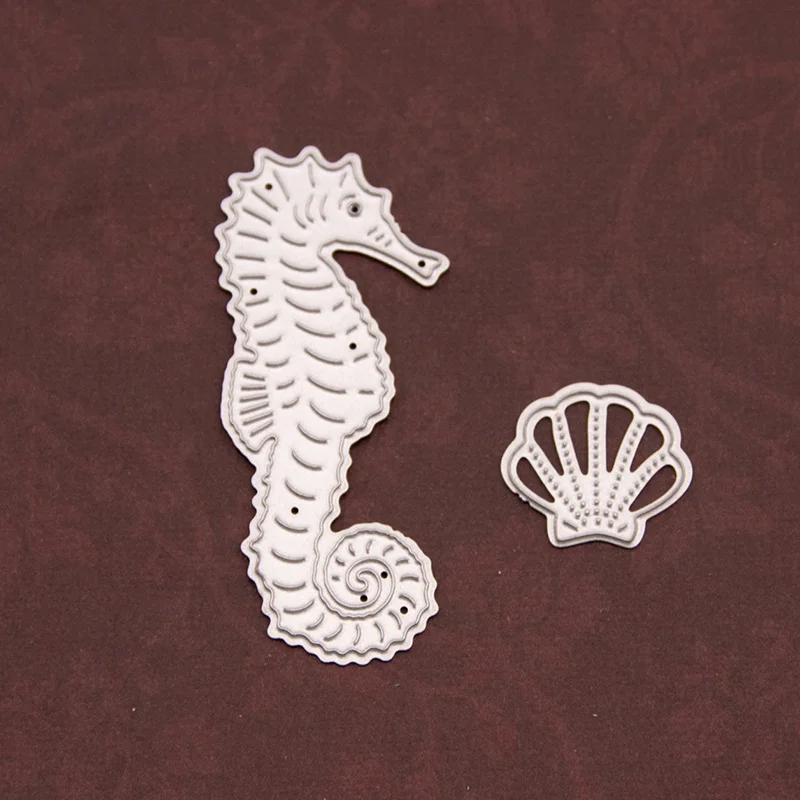 Высечки пресс форм в виде морского конька металлическое ремесло бумаги под