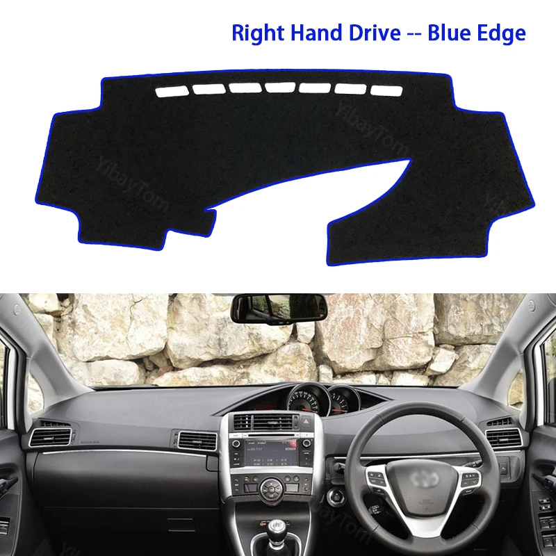 

For Toyota Verso 2009~2018 AR20 SportsVan Console Dashboard Suede Mat Protector Sunshield Cover