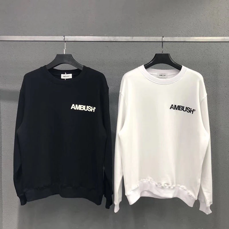 Толстовки с капюшоном AMBUSH для мужчин и женщин простые классические свитшоты из 1:1