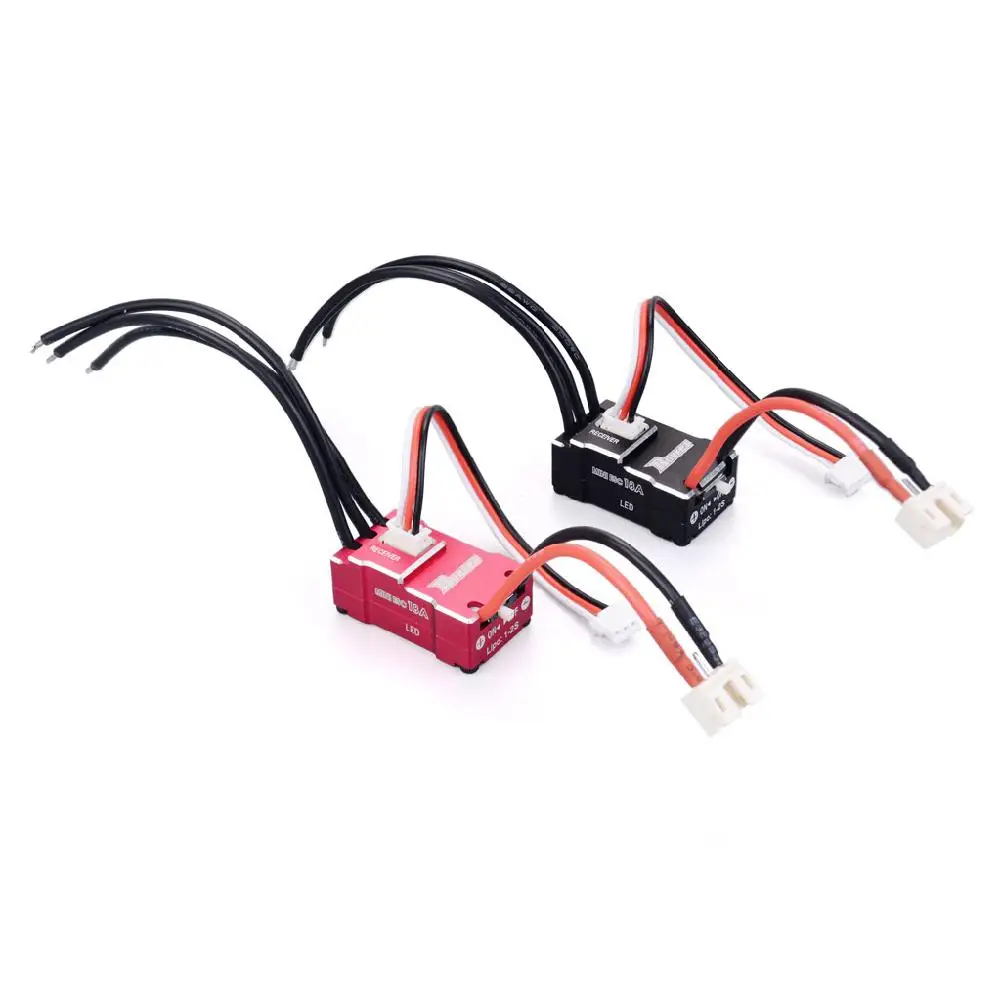 Rocket Mini 18A бесщеточный ESC электрический регулятор скорости для Kyosho Mr03 Pro Atomic DRZ 1/24 1/28