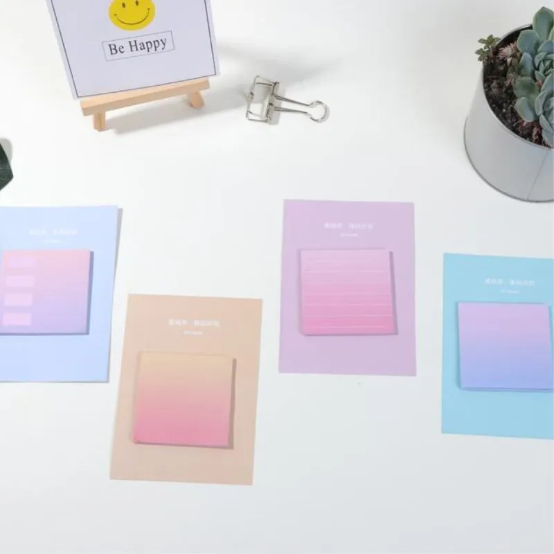 1 шт. Радуга Северная Европа блокнот бумага Липкие заметки Канцтовары Papeleria