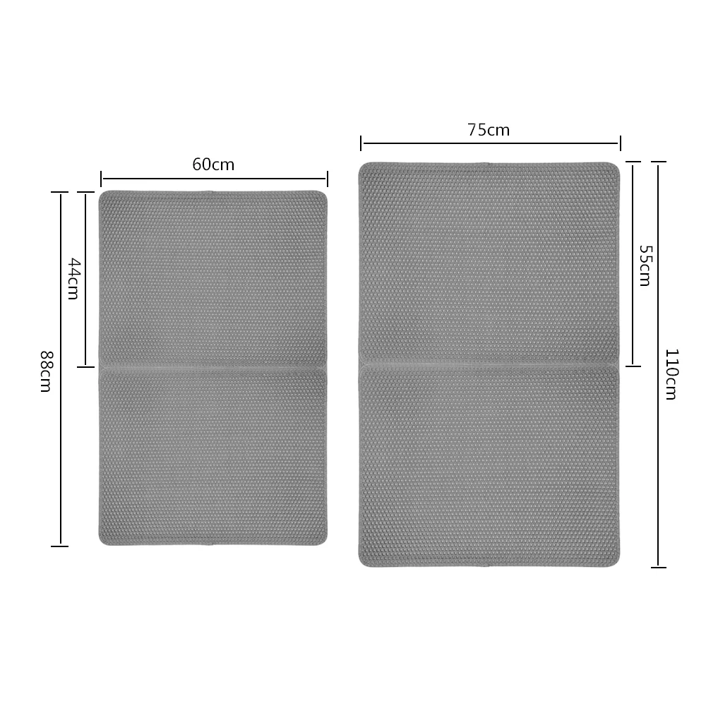 Двухслойный коврик для кошачьего туалета водонепроницаемый домашних животных