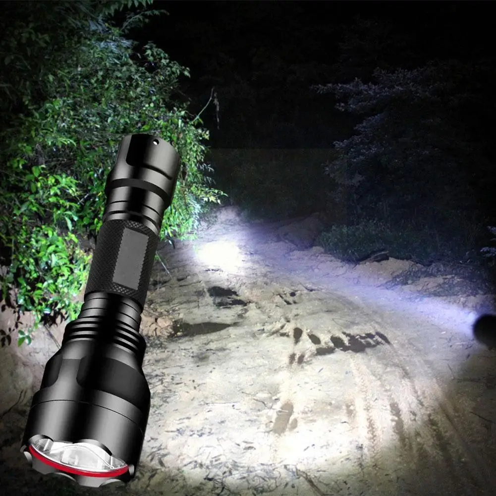 

Super bright LED Flashlight 5 lighting modes Led Torch for Night Riding Camping Hiking Hunting Tool Supplies U3Z0