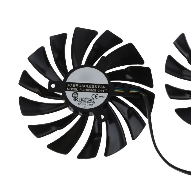 95 мм PLD10010S12HH 6Pin Графика Видеокарта кулер вентилятор VGA для MSI GTX970 GeForce GTX 970 двойные