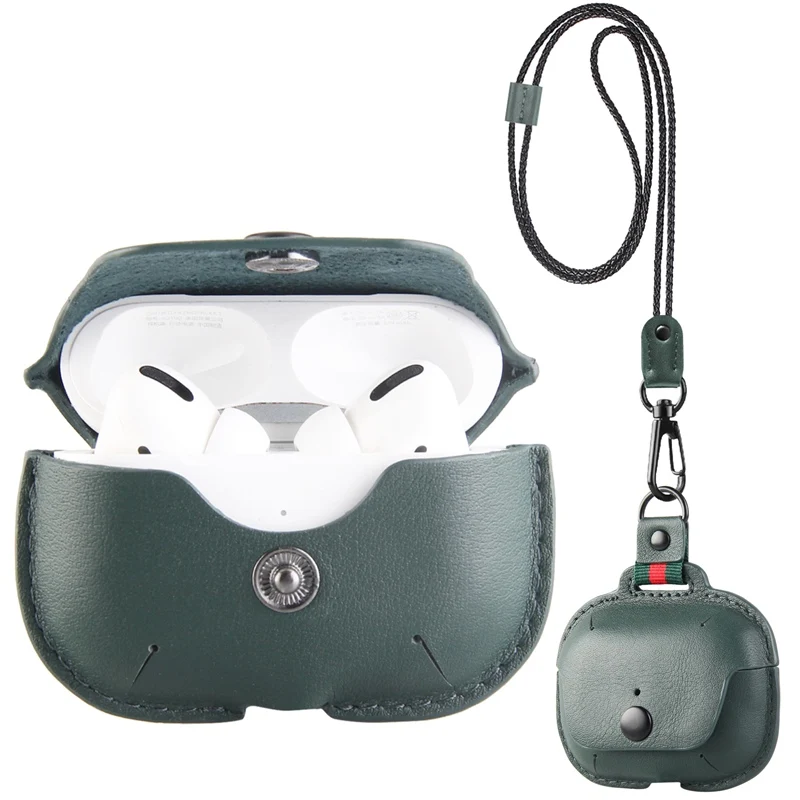 Мягкий кожаный чехол для Apple AirPods Pro Чехол наушников адаптер airpods 3 беспроводной