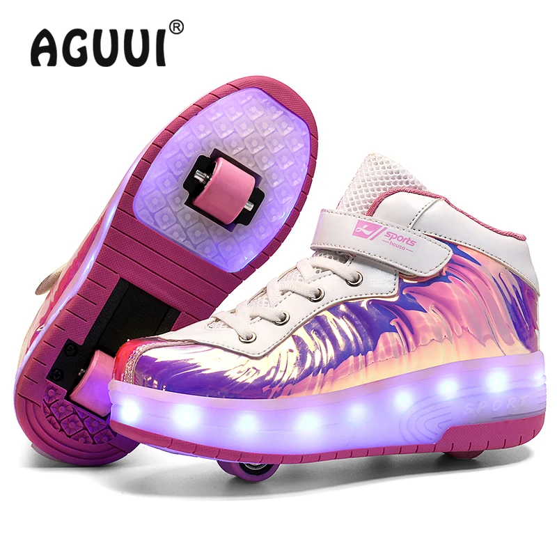 Детей роликовых коньках обувь с Led светильник детская пижама состоящая из одного